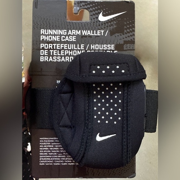 Nike Black and White Running Arm Wallet/Key Holder/Phone Case - Picture 1 of 3